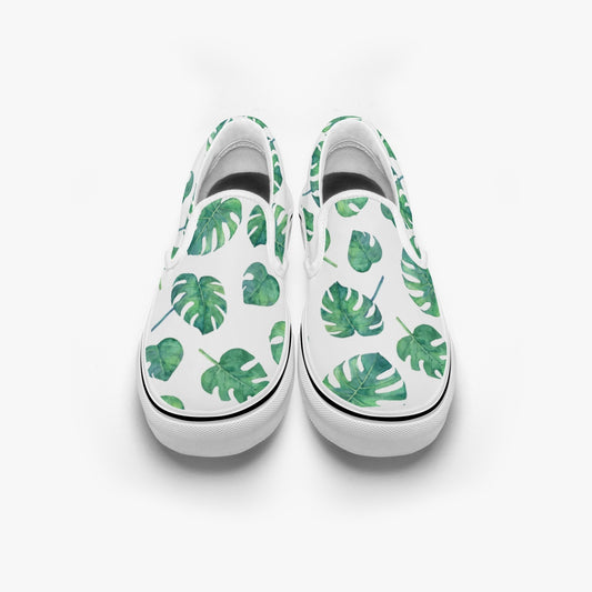 Monstera   |   Slip-On Canvas Shoes