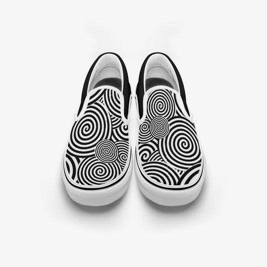 Uzumaki   |   Slip-On Canvas Shoes